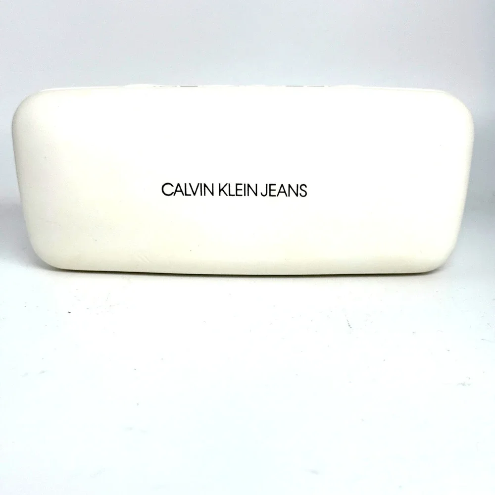 Calvin Klein Jeans White Eyeglasses/Sunglasses Hard Case‎